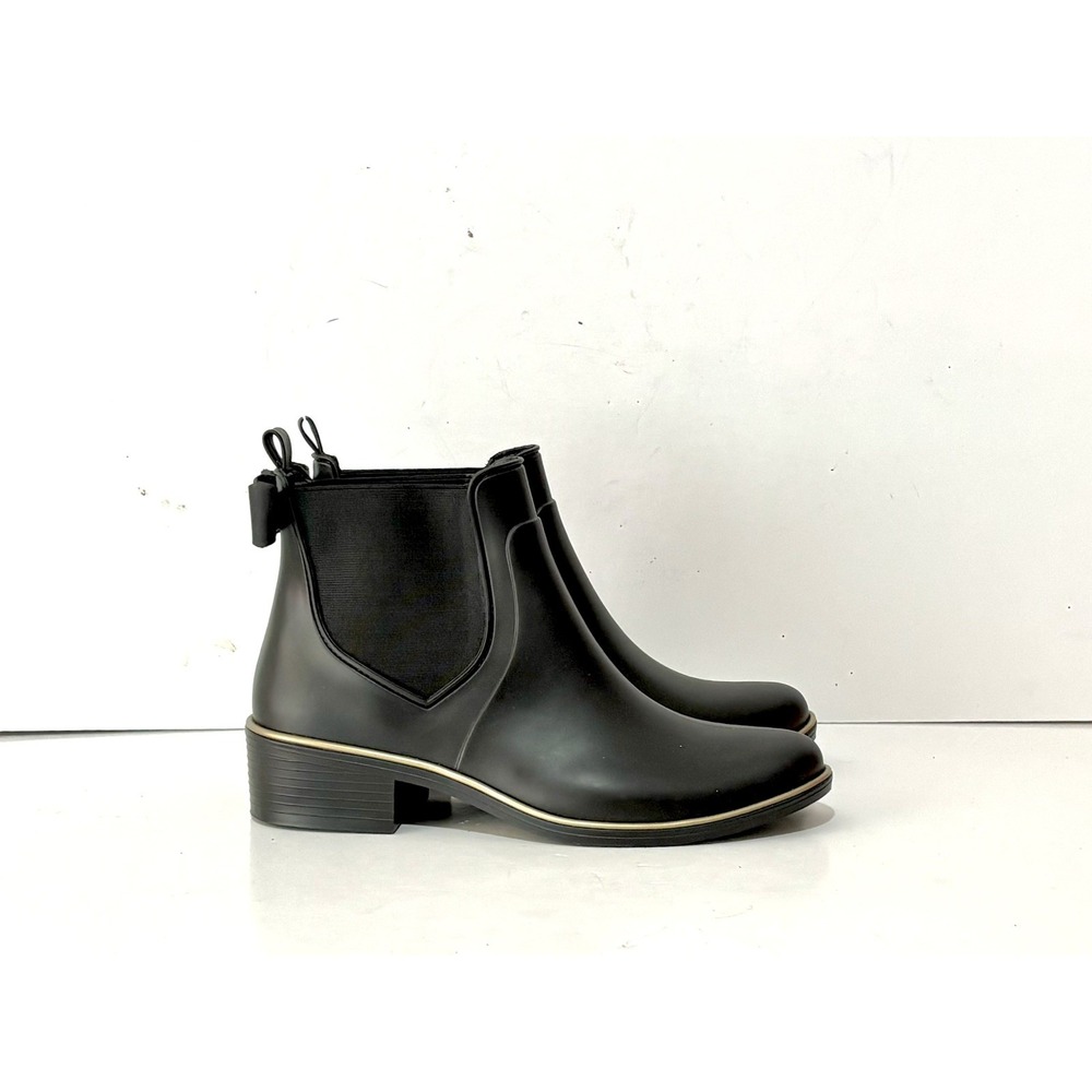 Kate Spade Edimburg Rubber Rain Ankle Boots Size 7 - Picture 2 of 10
